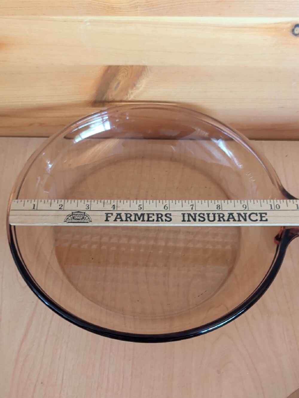 Corningware Vision ,Smoky Brown Glass Skillet . πππ - Picture 3 of 5